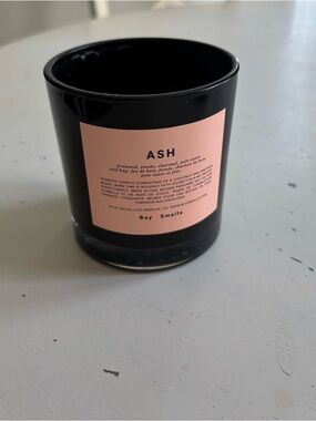 Boy Smells ASH Scented Candle 50% used